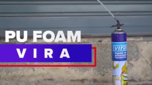 Vira Polyurethane Foam PU Foam Spray (750ml) Fills Cracks And Joints  Cracks Vent Gaps Around Pipes Joint Spray