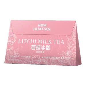 HUATIANCUI | Lichee Ice Brew Jasmine Snow Bud Milk Green Tea Easy-to-Brew Individual Packets