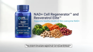 Life Extension NAD+ Cell Regenerator™ & Resveratrol Elite™ 30 Vegetarian Capsules | USA Imported Dietary Supplement | Premium NR & Resveratrol Formula