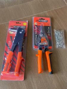 PROMO COD Paket Tang Rivet Camel Gunting Holo Camel Crv dan Paku Rivet Rivet Set