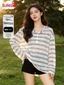BALENO | Color-block Striped Henley Shirt For Petite