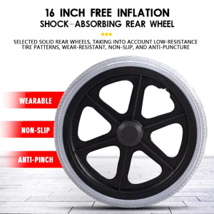 sharke wheelchair for senior sale Wheelchair tyre 14 inch tyre Suitable for 12-16 inch wheelchairs