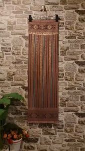 201.ผ้าฝ้าย ผ้าทอทั้งผืน ลายบุพเพสันนิวาส สีชมพูกลีบบัว