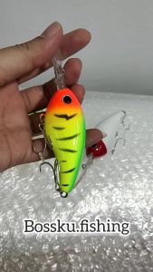 👍Ready Stock👍  8cm / 27g  Deep Crank Crankbait Live series Floating Minnow / Toman  Kerapa Killer / bossku.fishing