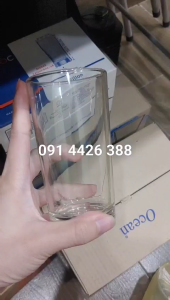 Ly thủy tinh cafe đá 240m 6 chiếc Bộ cốc thủy tinh chuyên nghiệp giá rẻ