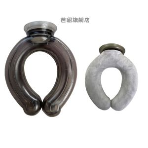 Dual-Purpose U-Shaped Neck Support Hot And Cold Compress Bag Large Caliber Hanging Neck Warm Knee Warmer Water Bag High Density PVC