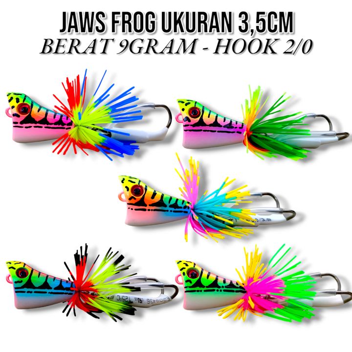 JAWS FROG LURE FISHING UKURAN HOOK 9GRAM Umpan