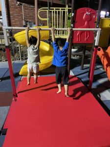 Kids Adjustable Horizontal Bar Kindergarten Primary School Fitness Training Sensory Gymnastics Indoor Outdoor Equipment For Home