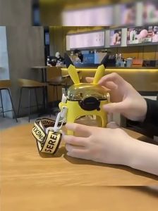 Botol Minum Anak Pokemon BZ-282 & 380ML Karakter Pokemon Free Stiker