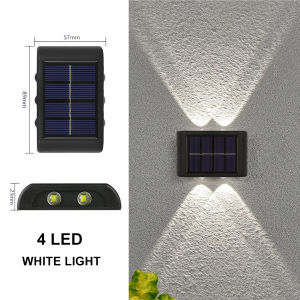 LED Solar Garden Lights Outdoor Waterproof Solar Power Lamp Wall Balcony Stairs Street Light Outdoor Solar LED Lights Sunlight