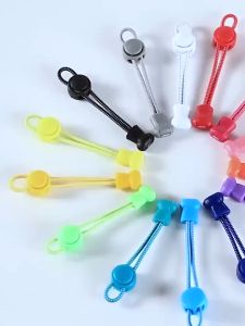 Elastic Lazy Sport Shoelace No Tie White Dots Adult Child Safety Free Tying Free Sports Elastic Shoelaces 1 pair MY193