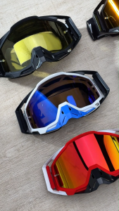 SCVCN UV400 Kacamata Berkendara Pria Motor Motocross Sepeda Gunung Anti Angin Dan Pasir Masker