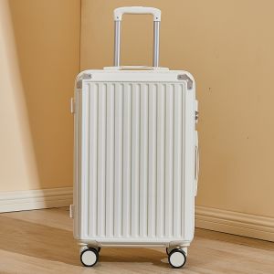 Large Capacity 2025 Luggage Suitcase with Combination Lock And Universal Wheels for Travel Durable Polyabs Plastic Suitcase