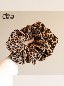 Korean Style Simple Leopard Print Hair Ties for Women New 2025 Premium Feeling Hair Bands for Hair Styling Original Design