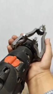 Dudukan Mesin Bor Tangan Bobok Kayu Adaptor Wood Mortising Attachment DMB-ELC19MM
