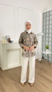 ShirinZein - Blouse Maudy Baju Atasan Wanita Elegan Bahan Silk