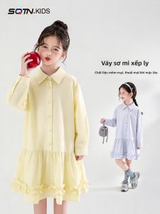 SQTN.KIDS | Đầm Công Chúa Dài Tay Cho Bé Gái
