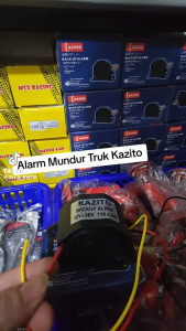 Klakson Atret Alarm Mundur Mobil 3 Suara KAZITO Back Horn Klakson Mundur Truck Bus Dsb 12V-24V
