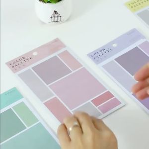 Ins Style Color Palette Sticker | Morandi Handbook Sticker | Scrapbook Stationary Journal Planner Decoration Study