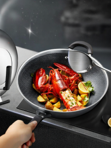 ASD | Stainless Steel Honeycomb Non-stick Wok