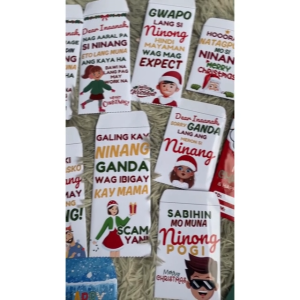 Christmas Money Envelope Witty Angpao Red Angpao Santa Excahnge Gift
