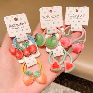 Adorable Small Hair Ties for Girls Baby Hair Bands Non-Damaging Hair Accessories for Little Girls Korean Style Childrens Accessories