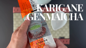 Karigane Genmaicha 200g by Marukou Taniguchien (Authentic Uji Green Tea from Kyoto Japan)
