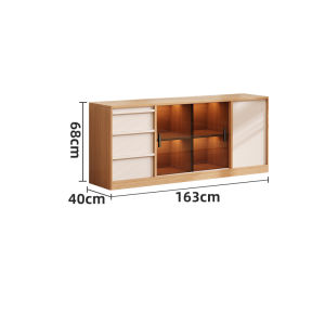 Modern Minimalist Space-saving Combo Storage TV Cabinet
