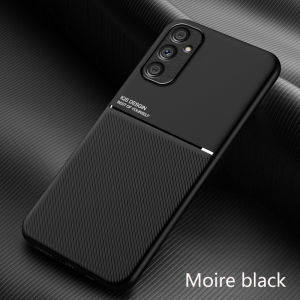 Leather Texture Magnet Case For Samsung A56 A36 A26 A16 A06 A25 A05 A15 A34 A14 A17 A73 A53 A54 A33 A52 4G 5G Car Magnetic Cover