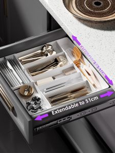 Cutlery Organizer Drawer Partition
