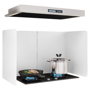 Kitchen Oil-Proof Folding Board Stir-Fry Oil-Splash Gas Stove Cooker Hood Heat Insulation Waterproof Shield Board Utensils