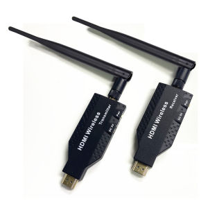 50m Wireless HDMI Video Transmitter and Receiver Kit HDMI Extender 1 laptop connect to 1 2 3 4 TV Share Display Adapter 1080P 60hz for Camera PC To TV Monitor Projector