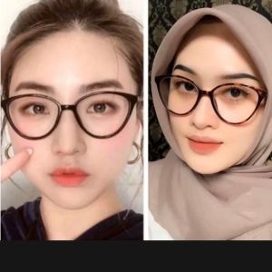 Kacamata Wanita Import Mata Minus Antiradiasi & Model Mata Kucing