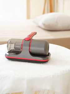 Cordless UV-C Dust Mite Vacuum Powerful Suction Bed Sofa Cleaner with UV Sterilization. UV-C Ultraviolet Rays Effective in removing mites.