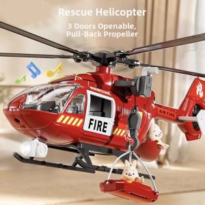 HUPINXIAN | Fire Rescue Multi-functional Helicopter Toy