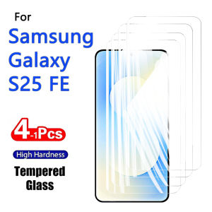1-4PCS Screen Protector For Samsung Galaxy S25 FE Tempered Glass Crystal 9H High Aluminum Anti Scratch Case Friendly Fingerprint