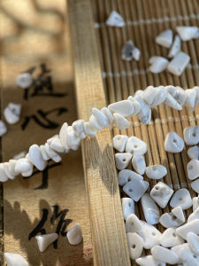 ธรรมชาติ สีขาว สปรูซ 35 มมเครื่องเจาะทำด้วยมือ DIY สร้อยข้อมือสร้อยคอเครื่องประดับอุปกรณ์เสริมวัสดุ S197