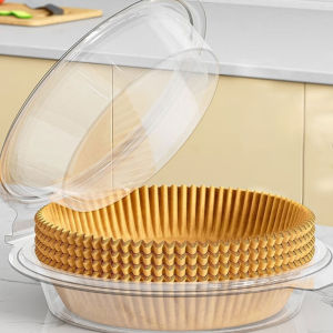 20/50/100Pcs Air Fryer Disposable Paper Liner Square Air Fryer Liner Oil & Waterproof Parchment Paper for Baking Roasting & BBQs