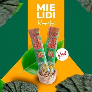 Jajanan Anak Kecil Mie Lidi Karakter Kemasan Baru 1 pack isi 12 pcs