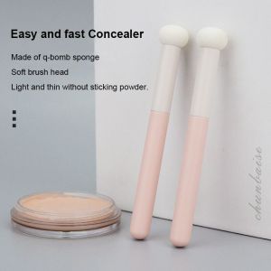 🍄 Cute Pink Mushroom Head Concealer Makeup Brushes Cosmetics Tool Make Up Brush Liquid Foundation Cream Women Beauty Tools