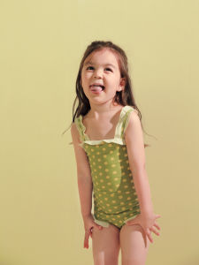 ชุดวันพีซเด็ก ชุดว่ายน้ำ สำหรับเด็กผู้หญิง มีสไตล์ ชุดว่ายน้ำน้ำพุร้อน โพลีเอสเตอร์ ไฟเบอร์ 100 ฤดูร้อน 2023 มาใหม่ล่าสุด