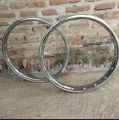velg pelek besi depan belakang ring 17. 