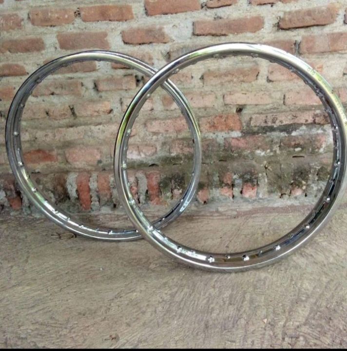 velg pelek besi depan belakang ring 17