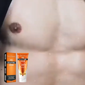 West&Month Muscle Sculpting Cream for Men – Helps Define Abs Line Bodybuilding & Toning Massage Cream Firms & Shapes Muscles for Athletic Look