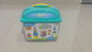 Mainan Block Besar Soft Blocks Isi 29pcs Mainan Anak Laki Laki 3-4-5-6 Tahun Mainan Balok Susun Mainan Edukasi