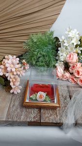 Kotak Frame Tempat Cincin untuk Mahar dan Seserahan Tunangan Lamaran dan Pernikahan - FCEKO
