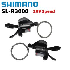 SHIMANO | SHIMANO SORA SL-R3000 Shifter Right 9 Speed/Left 2 Speed Shift Lever For Road Bike Parts Finger Dial 9S/2S With Clamp Band