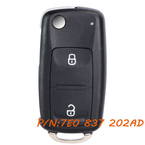 KEYECU 7E0837202AD Remote Key Fob for Volkswagen Amarok 2010 2011 Transporter 2012 2013 2014 2015 2016 5FA010185-02 434MHz ID48