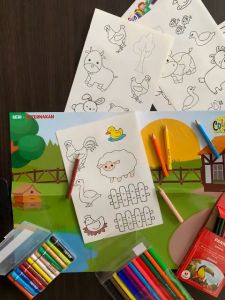 Colorfun Educational Sticker - Paket Hemat Mainan Edukasi Anak Mewarnai Gambar Stiker Tempel