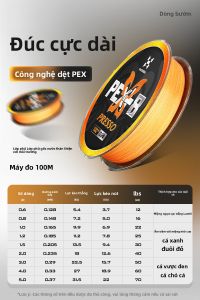HISTAR | Dây câu cá Harsda Butterfly PE Dây chính siêu bền chống mài mòn cho câu cá xa trên biển và hồ cá hồi